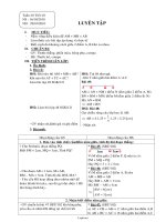 Giáo án môn học Hình học lớp 6 - Tuần 10 - Tiết 10 - Luyện tập