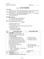 Giáo án môn học Tập đọc 1 - Bài 25: Cây bàng