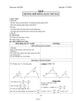 Bài soạn Hình học 8 tiết 45: Trường hợp đồng dạng thứ hai