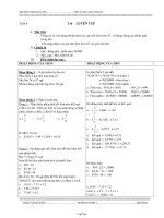 Bài giảng môn học Đại số lớp 7 - Tuần 8 - Tiết 16: Luyện tập