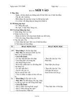 Giáo án lớp 1 môn học Chính tả - Bài 10: Mời vào