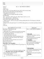 Giáo án môn học Vật lí 6 - Tuần 16 - Tiết 16 - Bài 14: Mặt phẳng nghiêng