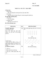 Giáo án môn Thể dục 9 - Tuần 22 đến tuần 33