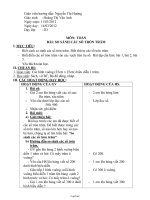 Giáo án Toán 2 bài: So sánh các số tròn trăm