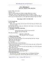 Giáo án Hoạt động giáo dục ngoài giờ lên lớp 7 - Trường THCS Thanh Cao