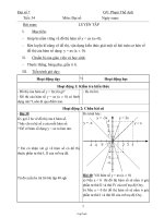 Giáo án môn học Đại số 7 - Phạm Thế Anh - Tiết 34: Luyện tập