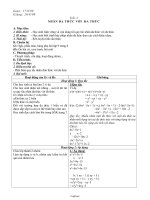 Giáo án môn Đại số 8 tiết 2: Nhân đa thức với đa thức