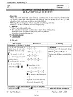 Giáo án Đại số khối 7 - Tiết 1 đến tiết 10