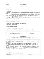 Giáo án môn Hình học lớp 6 - Tiết 6: Luyện tập