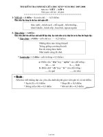 Thi kiểm tra định kì giữa học kì II - Năm học 2007 - 2008 môn thi: Viết lớp 1