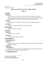 Giáo án Tin học 8 - Tiết 50, Bài 8: Lặp với số lần chưa biết trước (Tiết 2) - Nguyễn Thanh Hà