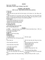 Giáo án các môn lớp 4 (chuẩn kiến thức) - Tuần 7