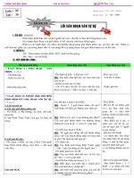 Giáo án Ngữ văn lớp 6 - Tuần 5 - Tiết 20: Lời văn đoạn văn tự sự