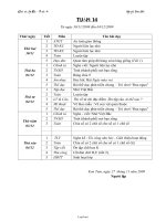 Giáo án Lớp 3 - Tuần 14 - Năm học 2009-2010 - Nguyễn Văn Hải