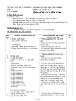 Giáo án Sinh hoạt tập thể Lớp 3 - Năm học 2009-2010