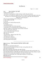 Giáo án các môn học lớp 2 - Trường Tiểu Học Cát Hiệp - Tuần thứ 20