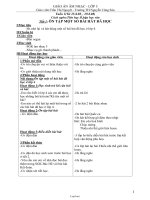 Đề kiểm tra học kỳ I môn: Sinh học lớp 6. Năm học: 2011-2012 thời gian: 45 phút