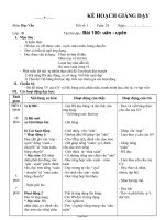 Giáo án Học vần lớp 1 - Bài 100 đến bài 103