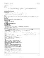 Giáo án lớp 6 môn Giáo dục công dân - Tuần 17 - Tiết 15 - Bài 11: Mục đích học tập của học sinh (tiếp theo)