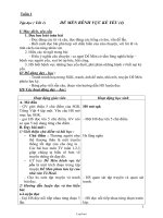 Giáo án Tập đọc 4 - Tiết 1: Dế mèn bênh vực kẻ yếu