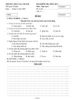 Giáo án Ngữ văn 6 - Tuần 7 - Trường THCS Tô Hiệu