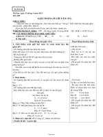 Giáo án môn Toán 1 - Tuần 28 đến tuần 30