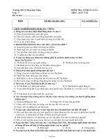 Bài giảng môn học Ngữ văn lớp 7 - Kiểm tra 15 phút lần 6