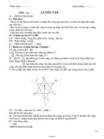 Giáo án Hình học 8 - Tiết 15 đến 19