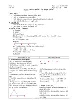 Giáo án môn Hình học lớp 6 - Tuần 12 - Tiết 12 - Bài 10: Trung điểm của đoạn thẳng