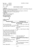 Giáo án Vật lí Khối 8 - Chương trình cả năm - Năm học 2011-2012 - Trường THCS Trúc Lâu