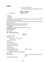 Giáo án dạy Lớp 3 tuần 3
