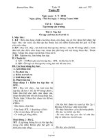 Thiết kế bài học khối lớp 4 - Tuần học 35