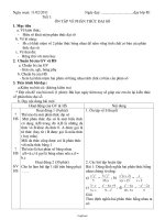 Giáo án Đại số Lớp 8 - Tiết 1 đến 11 - Năm học 2010-2011