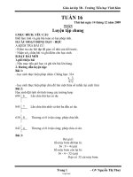 Giáo án Lớp 3 - Tuần 16 - Năm học 2009-2010 - Nguyễn Thị Thủy