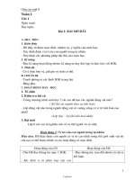 Giáo án môn Sinh học 8