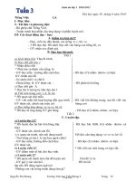 Giáo án lớp 1 - Trường Tiểu Tiền Phong - Tuần 3