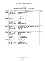 Giáo án lớp 1 - Trường tiểu học Lê Văn Tám - Tuần 4