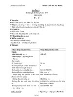 Giáo án Lớp 1 - Tuần 5 - Người soạn: Nguyễn Thị Xuân - Trường Tiểu học Kỳ Hưng