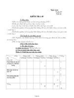 Giáo án Công nghệ Lớp 6 - Tuần 27 (Chuẩn kiến thức 3 cột)