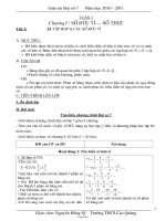 Giáo án Đại số 7 - Năm học 2010 - 2011