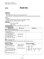 Giáo án môn Đại số 7, năm 2007 - 2008 - Tiết 20: Ôn tập chương I