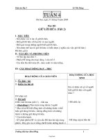 Giáo án lớp 3 - Lê Thị Dung - Tuần 4