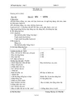 Giáo án Lớp 1 - Tuần 11 - GV: Lê Thị Thu Hoài - Trường Tiểu học số 2 Phú Bài