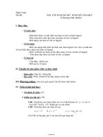 Giáo án môn Toán 11 - Bài tập hàm số mũ, hàm số lôgarit (chương trình chuẩn)