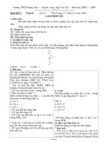 Giáo án Đại số 7 tuần 8 - Trường THCS Hồng Thái