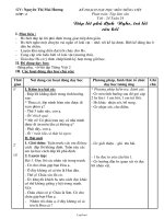 Giáo án Tập làm văn tiết 24: Đáp lời phủ định Nghe, trả lời câu hỏi