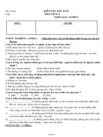 Kiểm tra học kì II lớp: Môn Giáo dục công dân 6 thời gian 45 phút