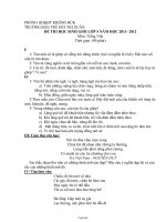 Đề thi học sinh giỏi lớp 5 năm học 2011- 2012 môn: Tiếng Việt thời gian: (90 phút)