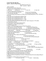 Đề kiểm tra đọc thành tiếng cuối kì I khối 3 - Năm học 2009-2010