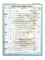 Giáo án lớp 3 Tuần số 18 năm học 2012